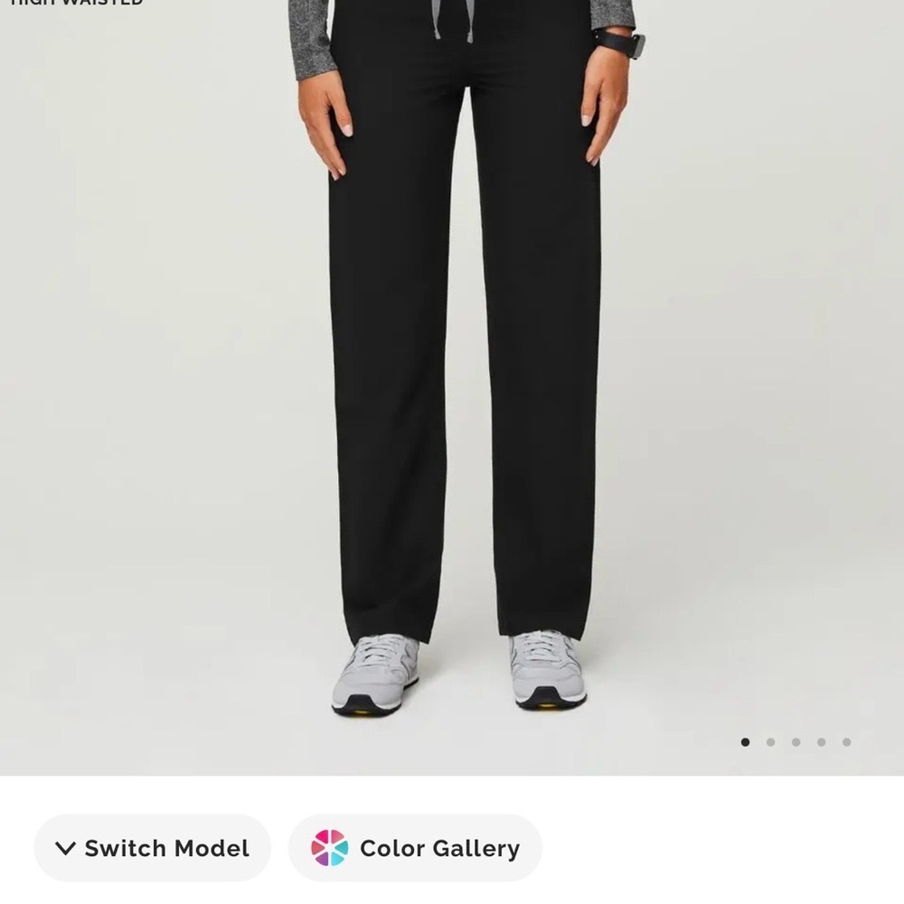 Black Figs Women's Scrub Pants Large Tall